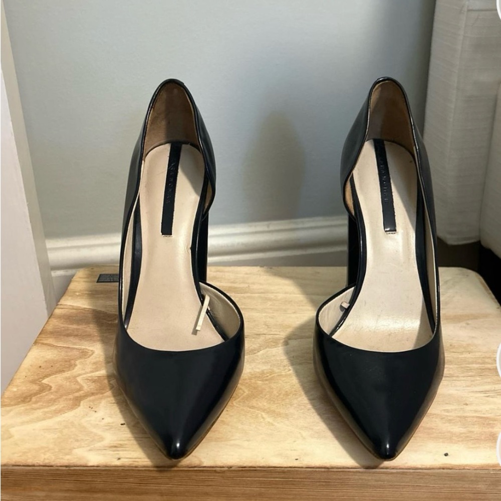 Zara Black Pointed Toe Heels